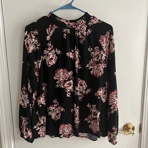 Angels Forever Young long sleeve floral top